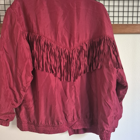 Red Fringe Jacket - Picture 5 of 5